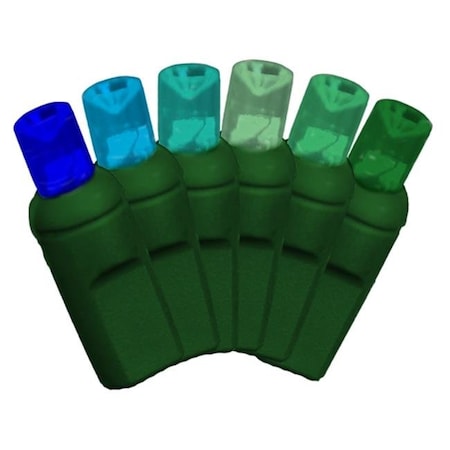 Forever Bright Kellogg Plastics 45430 0.25 in. Holiday & Christmas Indoor & Outdoor LED- Blue to Green 45430